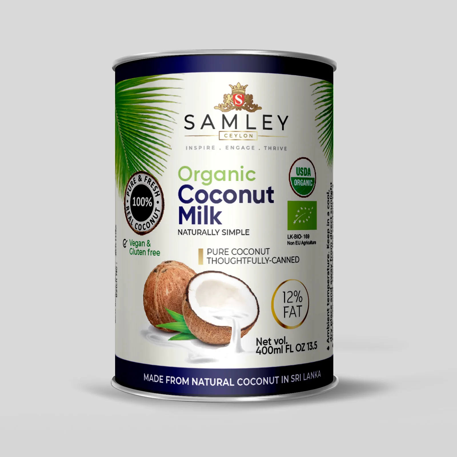Organic Coconut Milk 5% 400ml
